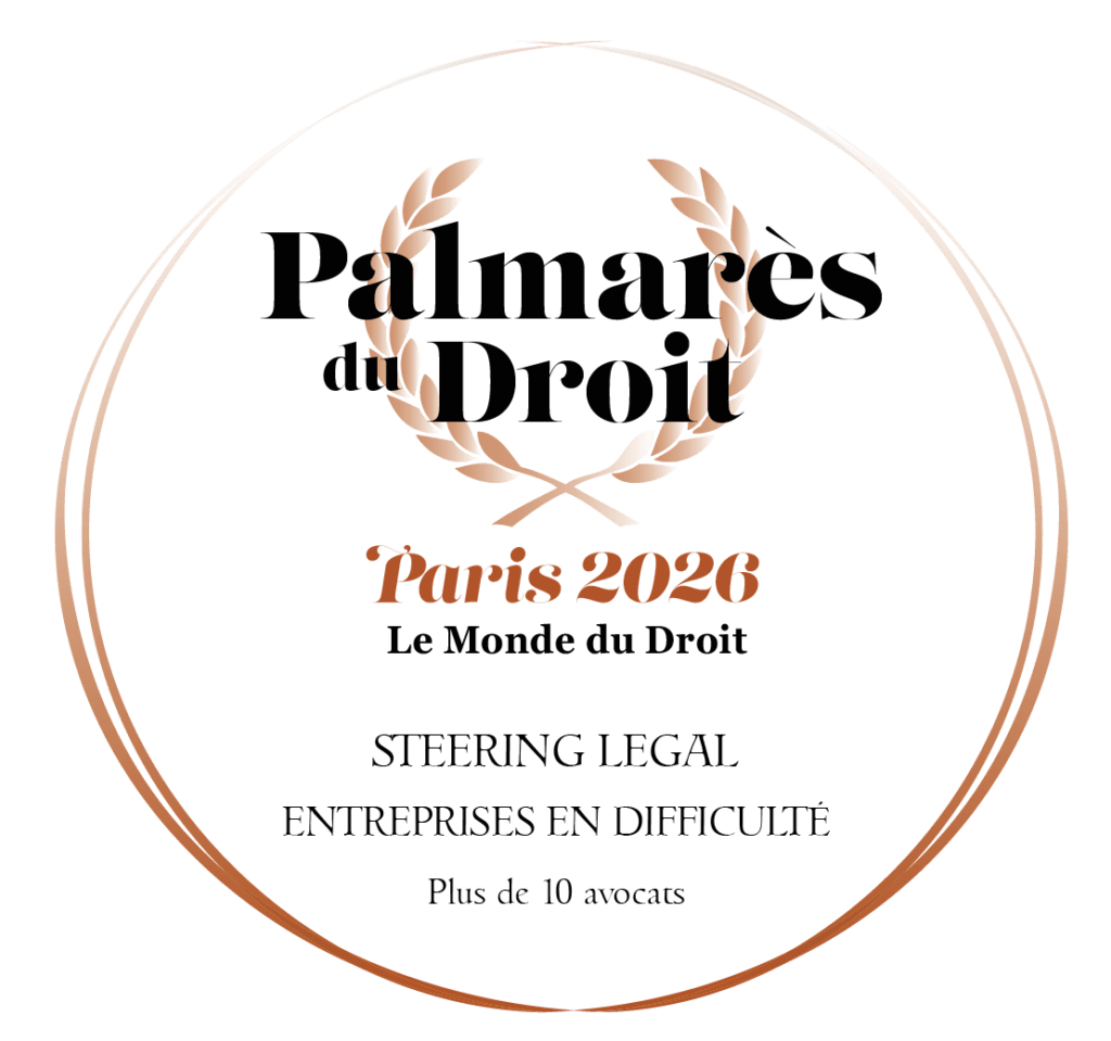 Steering Legal PARIS 2026105 entreprises en difficulté